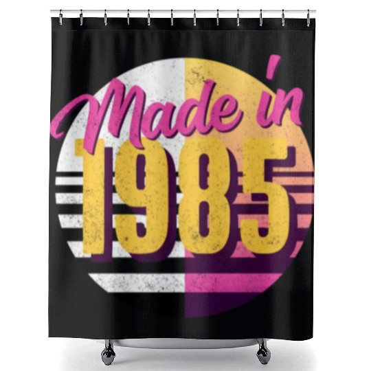 80S Style 1985 Shower Curtains
