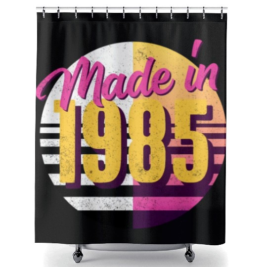 80S Style 1985 Shower Curtains