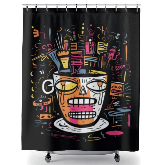 Coffee Rhapsody Shower Curtains