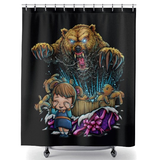 Surprise gift box Shower Curtains