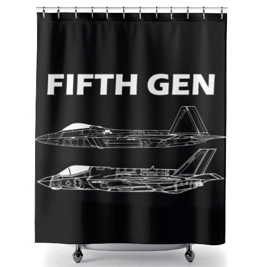 FIFTH GEN | F-22 F-35 Shower Curtains