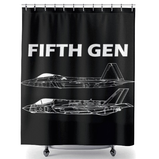 FIFTH GEN | F-22 F-35 Shower Curtains