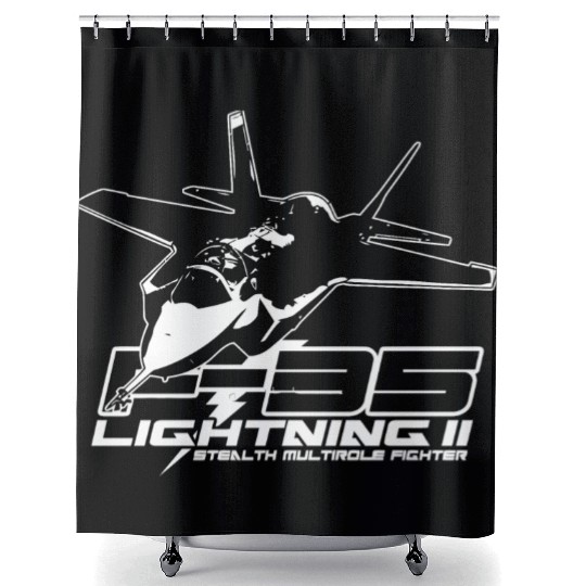 F 35 Stealth Shower Curtains