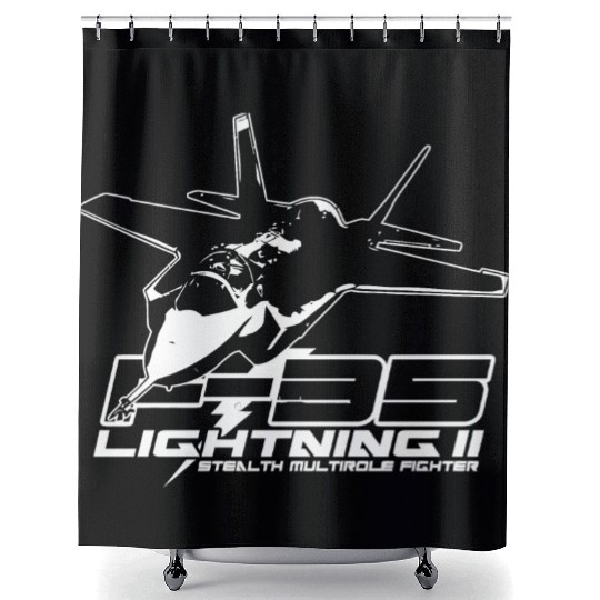 F 35 Stealth Shower Curtains