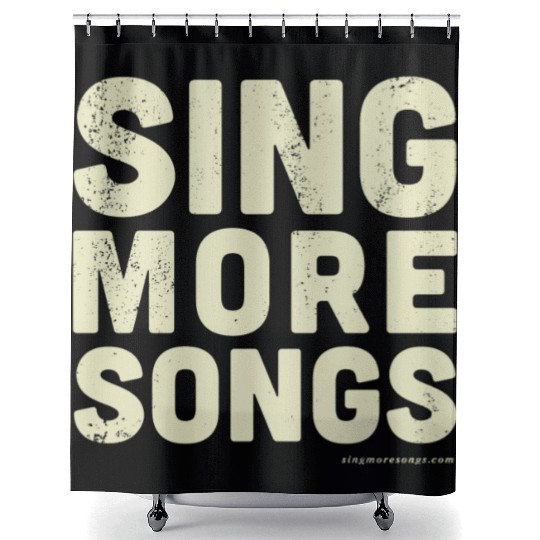 Sing More Songs Shower Curtains