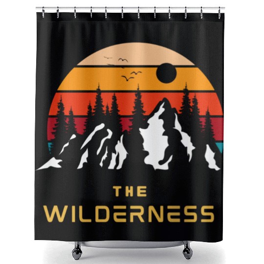The Wilderness - Embrace the Raw Beauty of Nature Shower Curtains