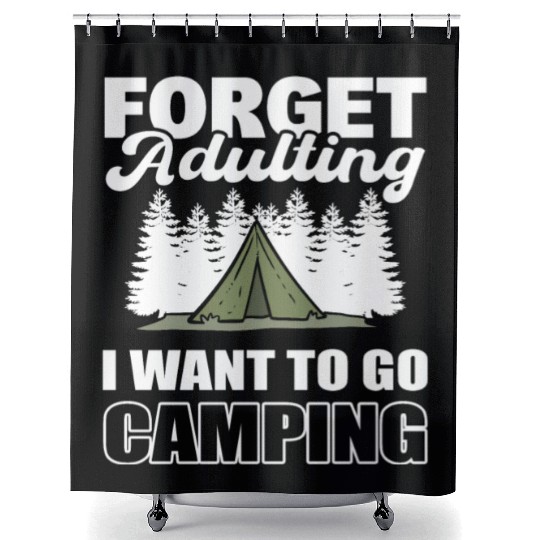 Adulting Life Nature Lover Shower Curtains