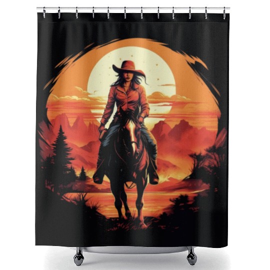 Wild West Journey Shower Curtains