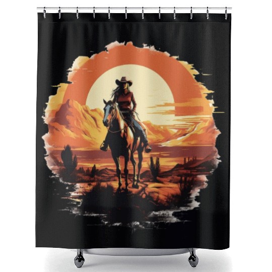 Wild West Journey Shower Curtains
