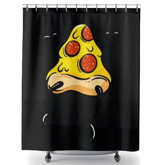 Do The Pizza Slice Dance Shower Curtains