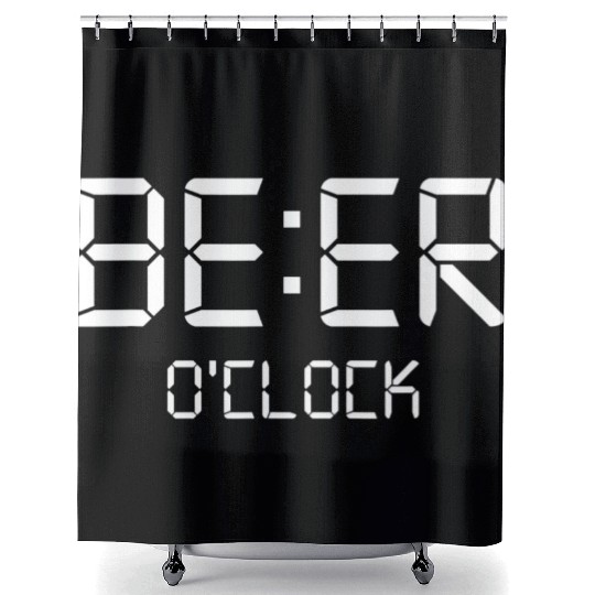 Beer Oclock Funny Saint Stpatricks Day Drinking Shower Curtains