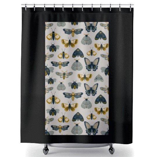 The butterflies of you Shower Curtains