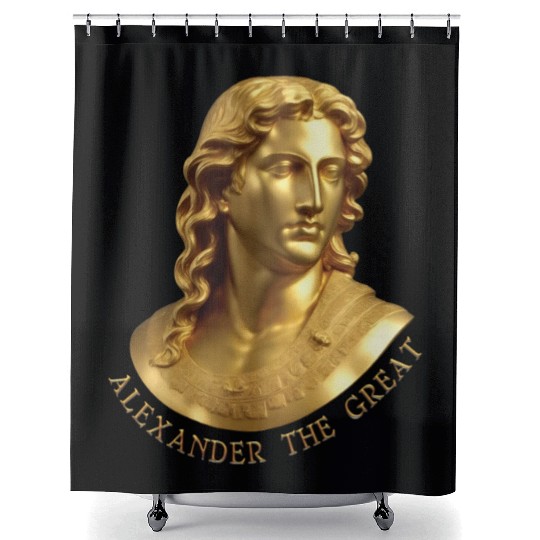 Alexander the Great, the great Greek warrior. Shower Curtains