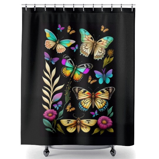 Vibrant Spectrum Shower Curtains