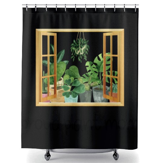 Proud Plant Mom A Plant Lover s Window Shower Curtains