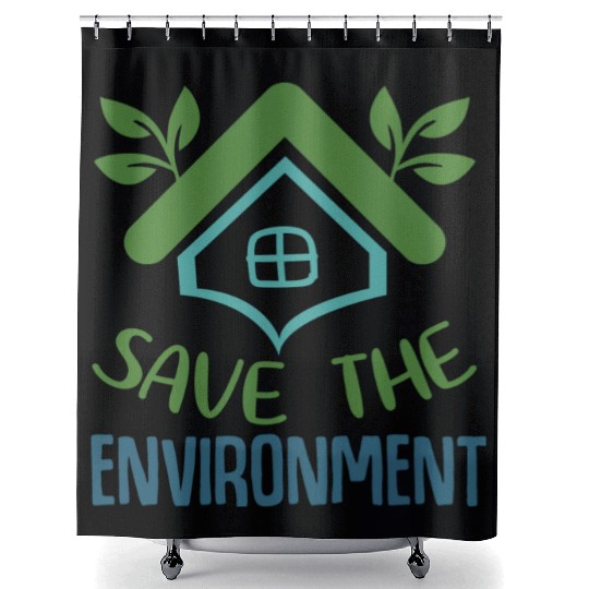Save The Environment Shower Curtains