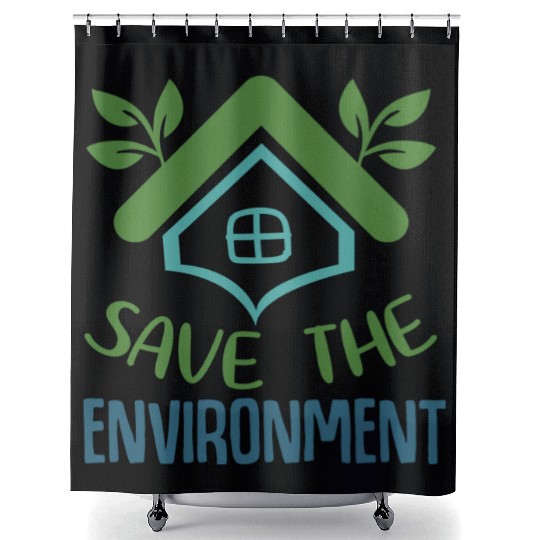 Save The Environment Shower Curtains