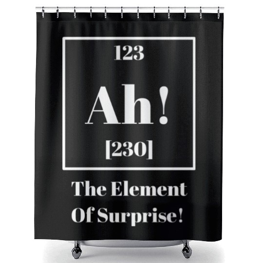 The Element Of Surprise Shower Curtains