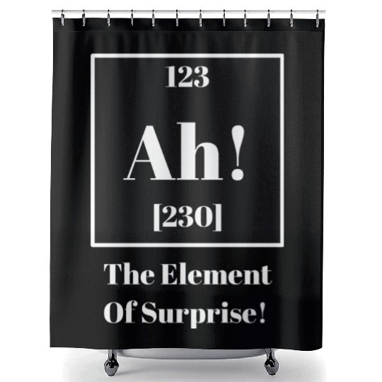 The Element Of Surprise Shower Curtains