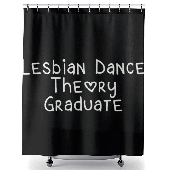 Lesbian Dance Theory Graduate Shower Curtains