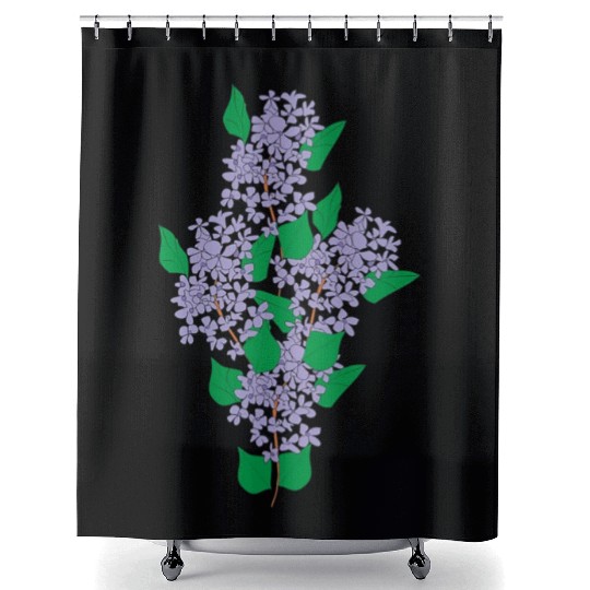 Lilac Flower T ShirtLilac Shower Curtains by Alekvik