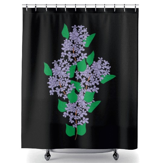 Lilac Flower T ShirtLilac Shower Curtains by Alekvik