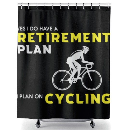 retirement Shower Curtains