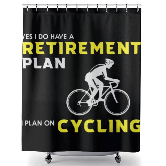 retirement Shower Curtains