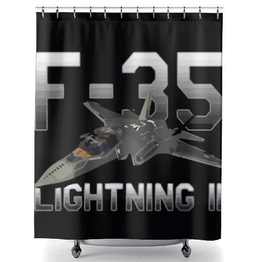 F 35 Lightning II Shower Curtains