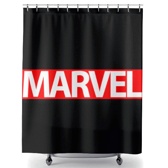 Marvel design for youth Shower Curtains