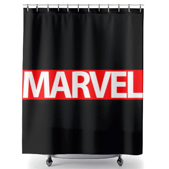 Marvel design for youth Shower Curtains