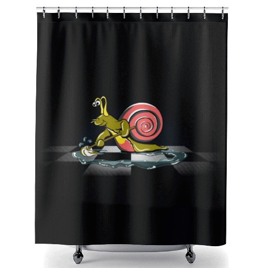 Spring Cleaning Never Ends Shower Curtains
