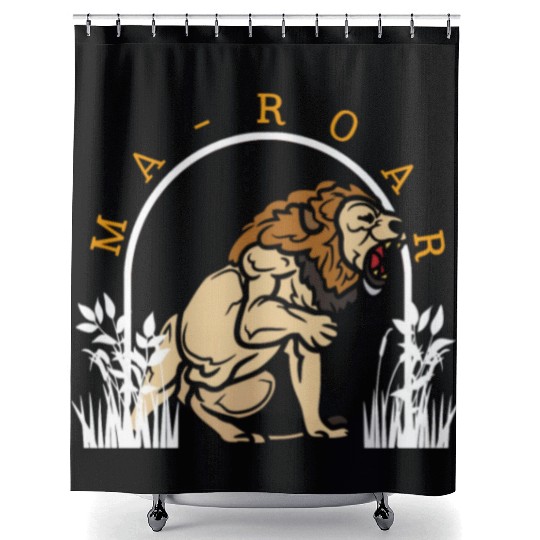 Passover Maror Shower Curtains, Ma-Roar Lion Of Judah