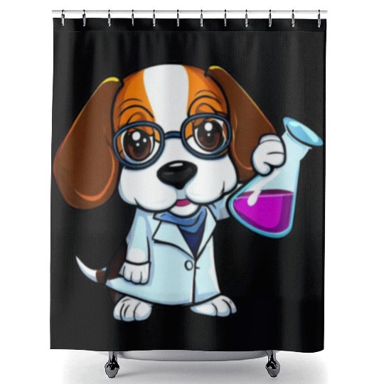 Beagle Puppy - Dexter Shower Curtains