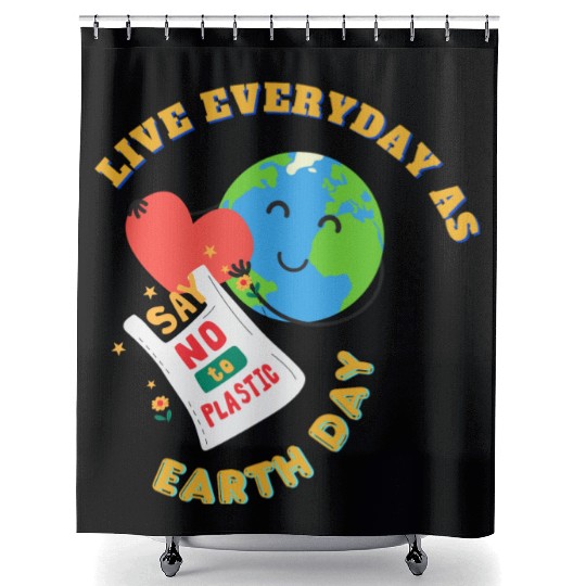 Earth day Shower Curtains