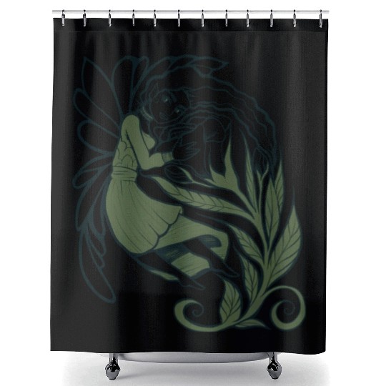 Garden Fairy Shower Curtains