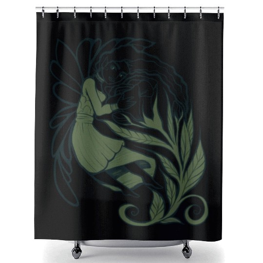Garden Fairy Shower Curtains