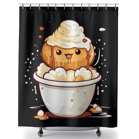 Takoyaki Lover Shower Curtains