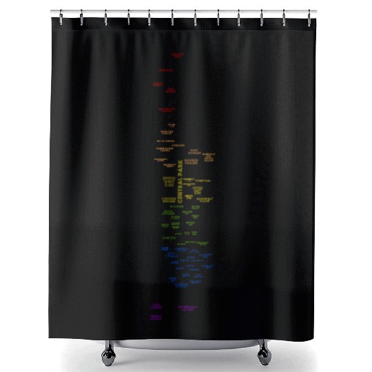 NYC Manhattan Pride Shower Curtains
