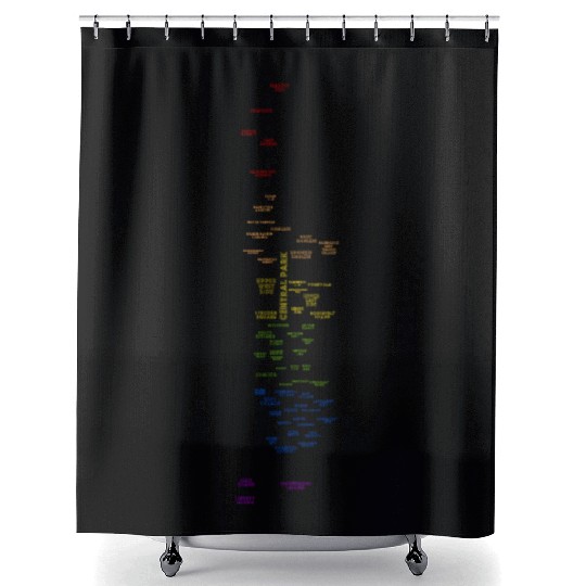 NYC Manhattan Pride Shower Curtains