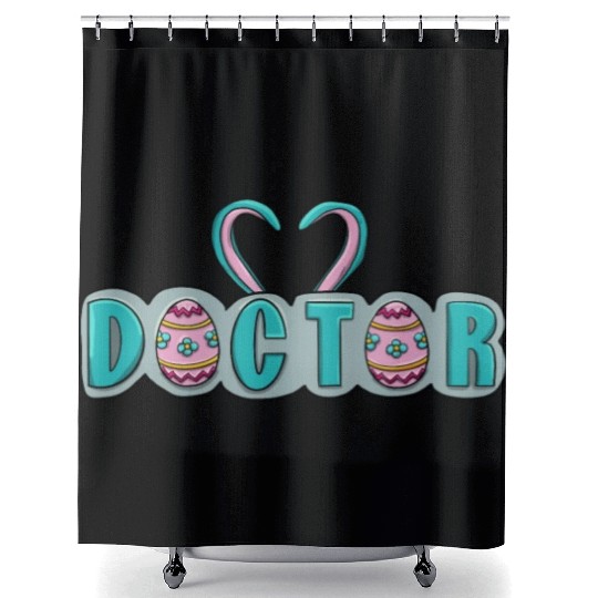 Easter Doctor Shower Curtains