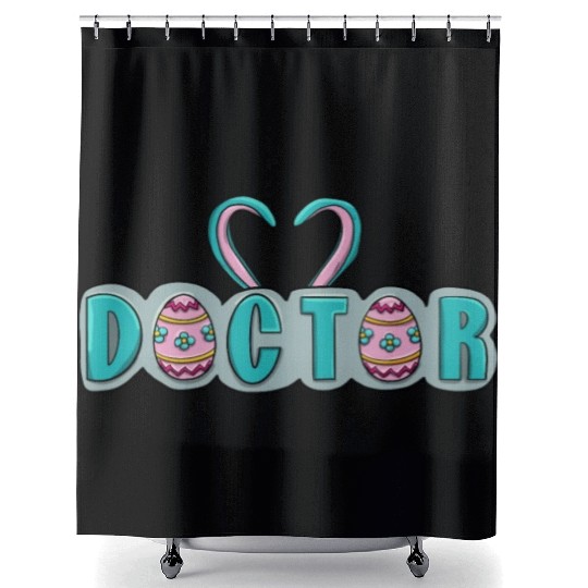 Easter Doctor Shower Curtains