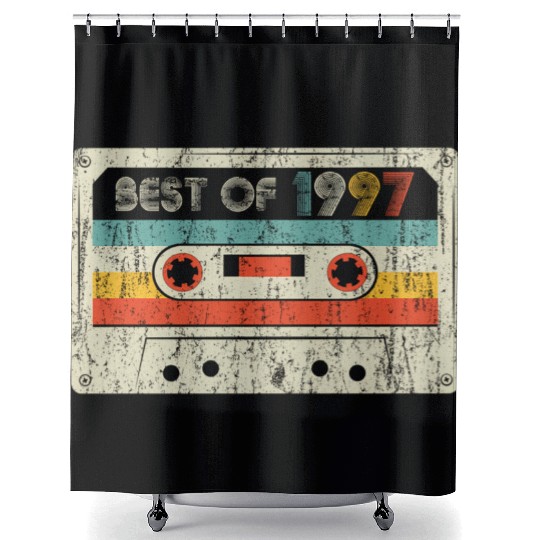 23rd Best Of 1997 Cassette Tape Shower Curtains