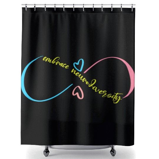 Embrace Neurodiversity Shower Curtains