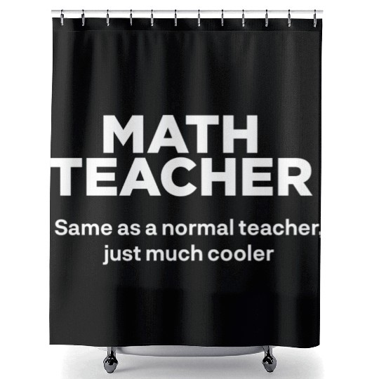 Math Teacher Shower Curtains