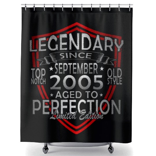 september 2005 Anniversary september 2005 septembe Shower Curtains