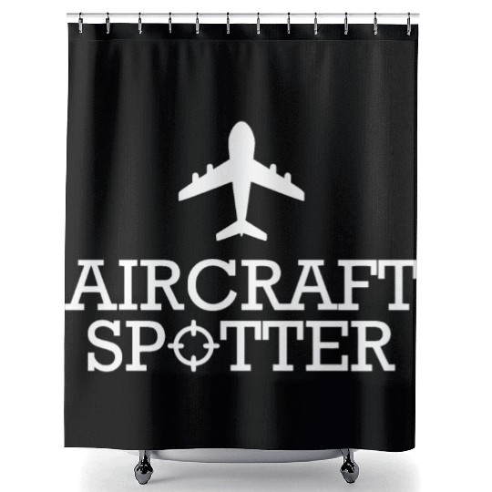 Aircraft Spotter Shower Curtains