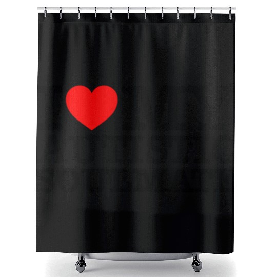 I Love My Autistic Soulmate Shower Curtains