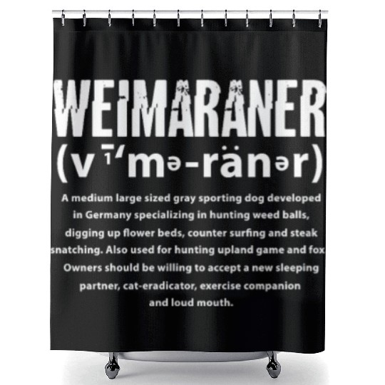 Weimaraner Definition Meaning Shower Curtains