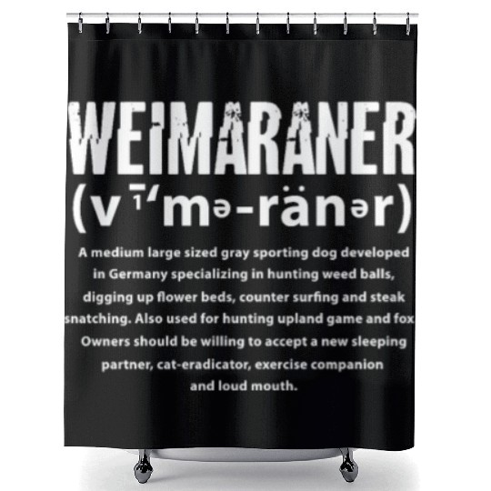 Weimaraner Definition Meaning Shower Curtains